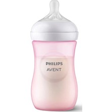 Philips Avent Doğal Tepkili Pp Pembe Biberon 260ML 3-6 Ay (5 Adet)
