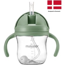 Mininor Tritan Alıştırma Bardağı 220 ml - Willow Green (5 Adet)