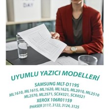 River Ysy ML-1610 & Xeo. 3117 SCX4521 SCX4321 ML2510 ML2010 3125 (3k) Sayfa Verimli Muadil Toner (Siyah)