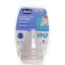 Chicco Yeni Wellbeing Biberon Emziği 4 Ay+ Hızlı Akış 2'li (4 Adet)