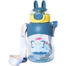 Vagonlife Pipetli Su Matarası 650 ml Mavi (5 Adet)