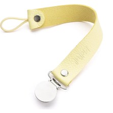 Kidful Bitkisel Boyalı Emzik Askısı - Lemon (3 Adet)