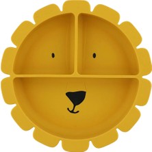 Kidful Silikon Vakumlu Bölmeli Tabak Mr.lion (2 Adet)