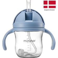 Mininor Tritan Alıştırma Bardağı 220 ml - Nordic Sky Blue (3 Adet)