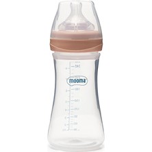 Mooma Kindy Biberon 150 ml 0-6 Ay Yavaş Akış Gül Kurusu (3 Adet)