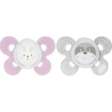 Chicco 2'li Physio Comfort Kız Bebek Emzik 0-6 Ay (5 Adet)