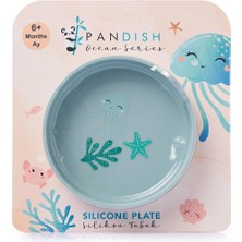 Pandish Jelly Melly Silikon Mama Tabağı Bluish (5 Adet)