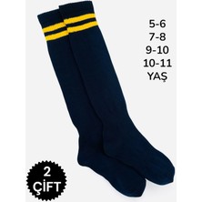 Allians Çift Renkli Çocuk Unisex Futbol Çorabı ve Tozluk Seti, Spor ve Taraftar Için