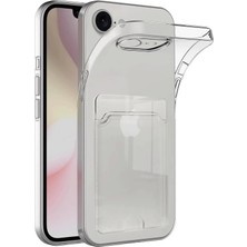 River 16E ile Uyumlu Şeffaf Yapıya Sahip Arka Ksımında Kartlık Bölmeli Kolay Kullanım Sağlayan Telefon Kılıfı