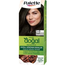 Palette Kalıcı Doğal Renkler 1-0 Siyah Saç Boyası 110 ml