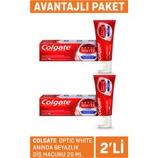 Colgate Optic White Anında Beyazlık Diş Macunu 20 ml * 2 3 Adet
