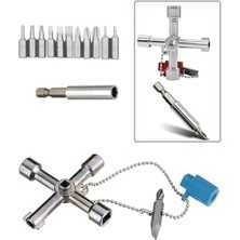 River Kombine Pano Anahtarı Seti Fonksiyonel 15 Parça Elektrik Dolap Kilit Için Uçlu Anahtar Seti