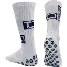 Allians Unisex Beyaz Kaymaz Silikon Havlu Taban Dikişsiz Maç Spor Çorabı