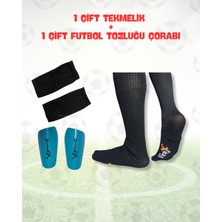 Allians Futbol Uzun Tozluk ve Kaval Koruyucu Tekmelik Antrenman Seti Siyah