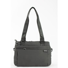 Oldso Sanmorris 6 Bölmeli Su Geçirmez Kadın Paraşüt Kumaş Çapraz ve Omuz Çantası Shopper