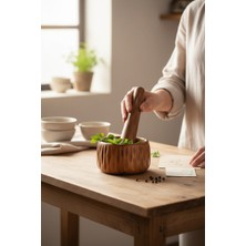 Akayev El Yapımı Akasya Havan Seti