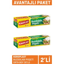 Koroplast Buzdolabı Poşeti Orta Boy 2 x 30'lu