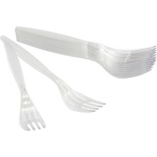 Roll-Up Plastik Lüks Çatal 10'lu 2 Adet