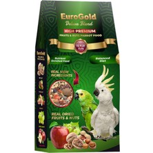 Hnrlishp Eurogold Deluxe Papağan Fruits-Nuts 650 gr x 2 Adet