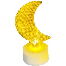 Dekoratif LED Lamba Metal Kaliteli Hediyelik  2 Adet (Lisinya)