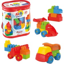 Dede Oyuncak Dede Akıllı Çocuk LEGO Seti 60 Parça (3 Adet)