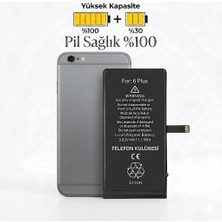 Telefon Kulübesi iphone 6 Plus Uyumlu Batarya Pil Güçlendirilmiş + Tamir Seti