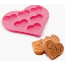 Hagen Catit Hnrlishp Catit Sıvı Ödül Dondurma Kabı Kalp 13X15X1,1CM