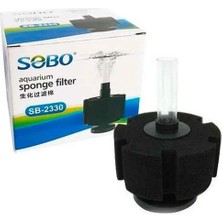 Sobo Biyolojik Süngerli Üretim Filtresi Kısa M Boy SB-2330