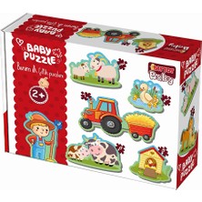DIYTOY Baby Puzzle Çiftlik (3 Adet)
