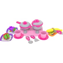 Uçar Oyuncak Sesli Işıklı Kesilebilir Meyveli Ocak Seti (5 Adet)