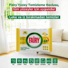 Fairy 10'lu Yüzey Temizlik Havlusu - Limon Yağı