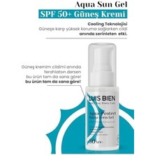 River Luis Bien Spf 50 Su Bazlı Güneş Koruyucu Jel | Aqua Sun Gel | Yüksek Koruma