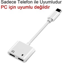 River Type-C To Type-C ve 3.5mm Dönüştürücü | Çift Çıkışlı Adaptör | Yüksek Hızlı Şarj ve Ses Aktarımı | Usb-C Kulaklık Desteği | Kompakt ve Dayanıklı Tasarım