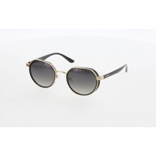 OSSE 3578 01 Unisex Güneş Gözlüğü UV 400 Filtreli Geometrik Tasarım Siyah - Gri Renk