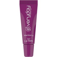 River Everyday Beauty Böğürtlen Aromalı 3'ü 1 Arada Dudak Bakım Kremi Lip Balm 10 ml