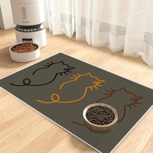 Özbience Evcillere Uygun Temizlenebilir ve Yıkanabilir Mama Altlığı