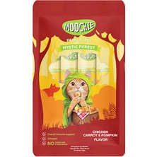 Hnrlishp Moochie Sivi Kedi Ödülü Tavuk-Havuç-Balkabaği 5X15 gr x 4 Adet