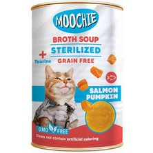 Hnrlishp Moochie Et Suyu Ç.somon Balkabaği Kisir.kedi 135ML x 6 Adet