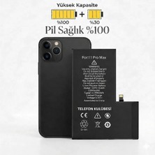 Telefon Kulübesi iphone 11 Pro Max Uyumlu Batarya Pil Güçlendirilmiş + Tamir Seti