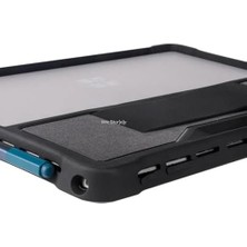 River Microsoft Surface Pro Darbe Emici Tablet Kılıf Rugged Sert Koruyucu Kapak Uyumlu Pro 7 Pro 6 Pro 5 Pro 4 Hybrid Pc Tpu Çerçeve Kickstand Destekli Kalem Yuvalı Siyah