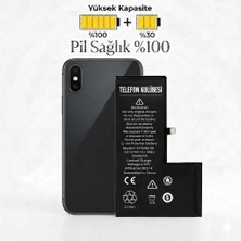 Telefon Kulübesi iphone Xs Uyumlu Batarya Pil Güçlendirilmiş + Tamir Seti