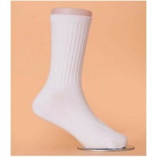 Allians 4 Çift Beyaz Spor Çorap, Günlük ve Antrenman Için Rahat Terlik