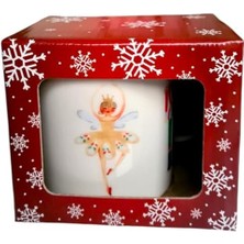 River Kurşun Asker ve Balerin Desenli Porselen Kupa