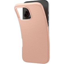 River 16 Pro ile Uyumlu Ince Kılıf Air Hava Kanalı TEKNOLOJISI™ Askeri Sınıf Koruma Rose Titanium Dokulu Yüzey Kapak - ACS08692