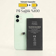 Telefon Kulübesi iphone 12 Mini Uyumlu Batarya Pil Güçlendirilmiş + Tamir Seti
