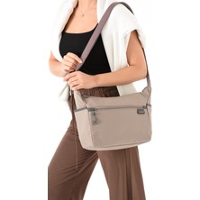 Oldso Sanmorris Kadın Suya Dayanıklı Paraşüt Kumaş 3 Gözlü Çapraz Askılı Seyahat ve Omuz Çantası 6013