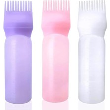 River Doldurulabilir Taraklı Saç Boyama ve Saç Bakım Şişesi, Saç Boyama Aplikatörü Taraklı Tekrar Kullanılabilir