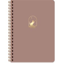 River 17 * 24 Spiralli Akademik Ajanda - Mocha