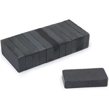 River 40X20X10 mm Y35 Ferrit (Seramik) Mıknatıs - 5 Adet Set