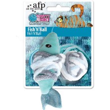 Hnrlishp Afp Knotty Habit - Renkli Peluş Balık Ipli Oyuncak